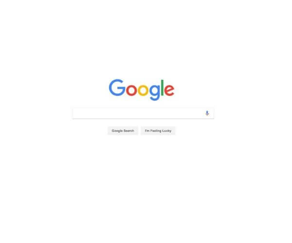 google homepage