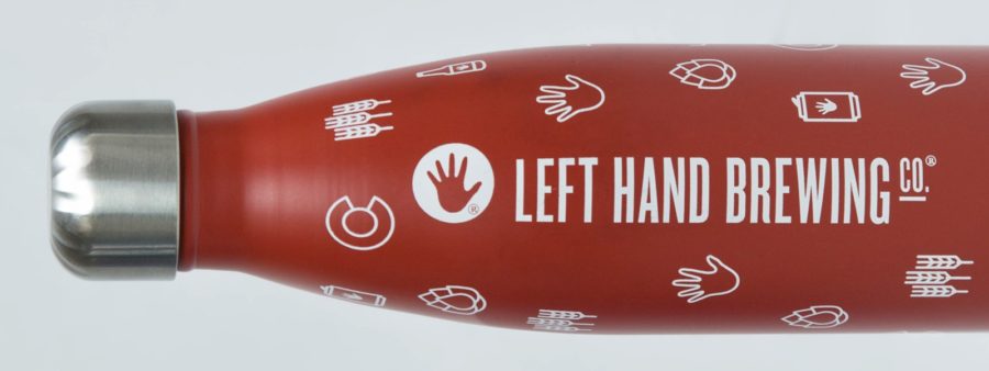 left hand brewing water bottle