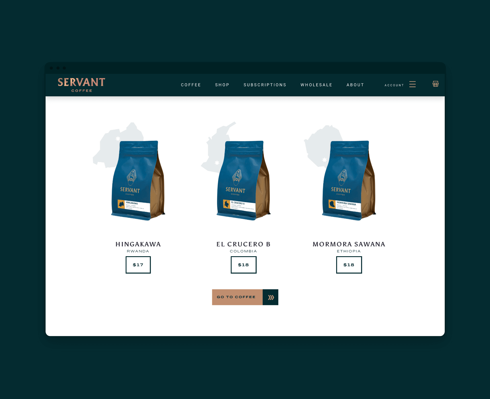 servant featured coffee